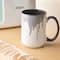 Cricut® 15oz. White & Gray Ceramic Mug Blank